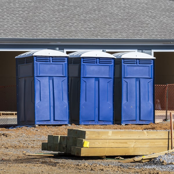 are there any restrictions on where i can place the portable restrooms during my rental period in White Oak